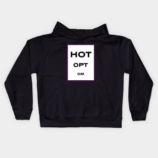 Hot Optometrist Eye test design Kids Hoodie